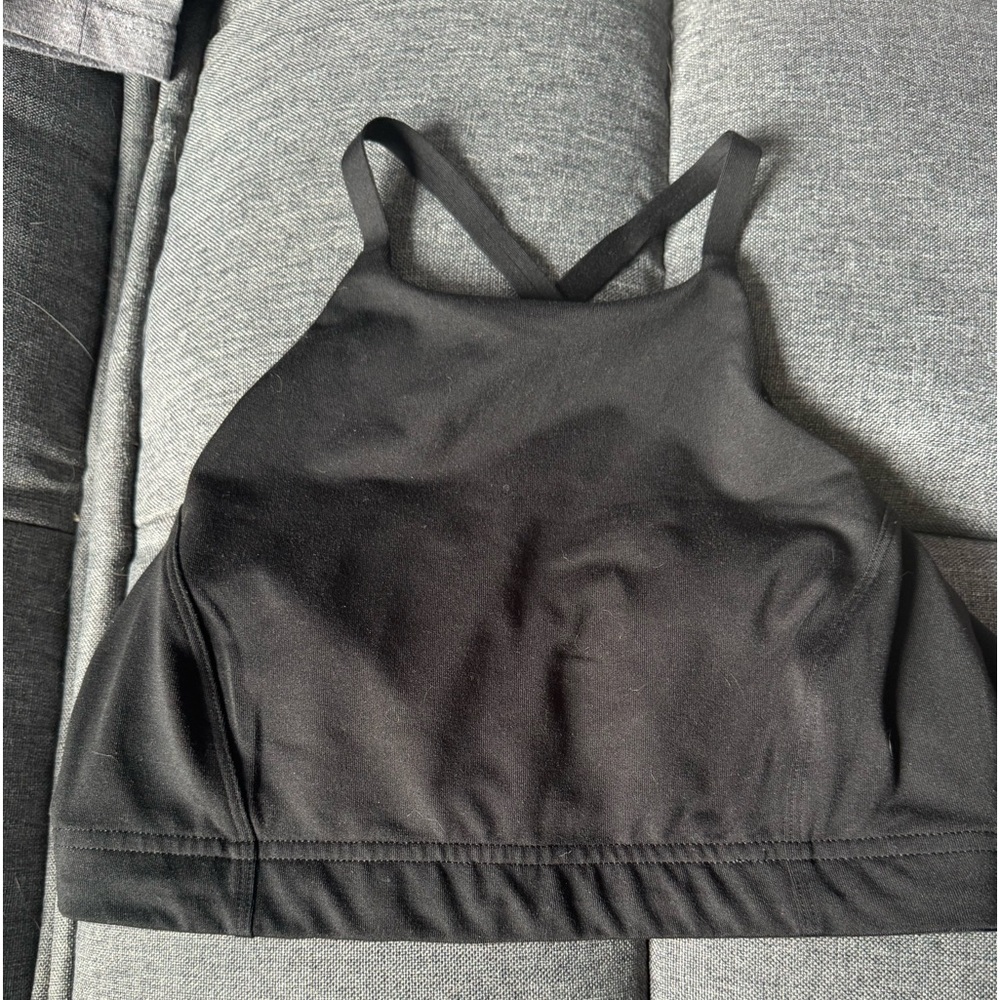 EUC Outdoor Voices Black Sports Bra Size S